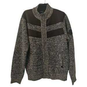 Multi-Coloured Buffalo David Bitton Men's Westony Zip-Up Sweater Jacket